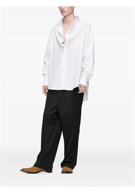 camicia con collo ripiegato uomo bianca MAISON MARGIELA | S67DT0026 S43001100